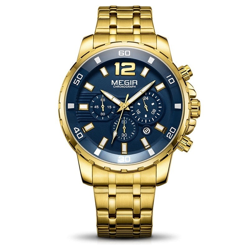MEGIR 2068 Herren Business Chronograph 3BAR