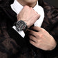 NAVIFORCE NF9093 Herren Multifunktion Militär Chronograph 3BAR Hardlex
