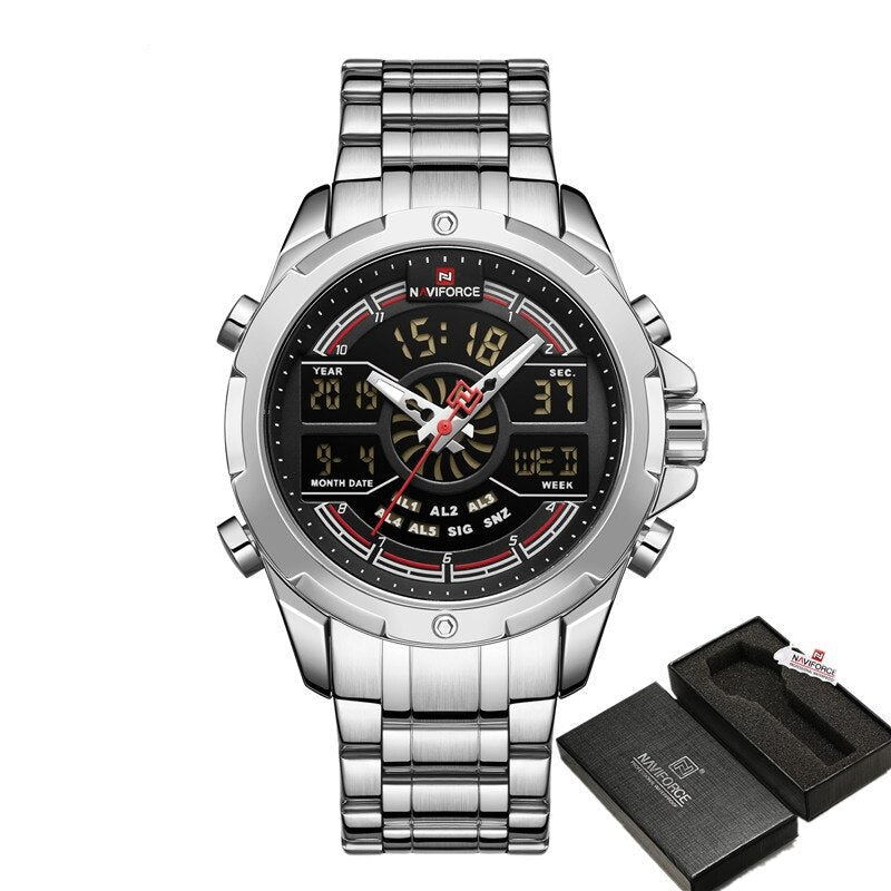 NAVIFORCE NF9170 Herren Militär Multifunktion Chronograph 3BAR
