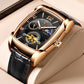 LIGE 8949 Luxus Herren Automatik Uhr 3BAR Hardlex