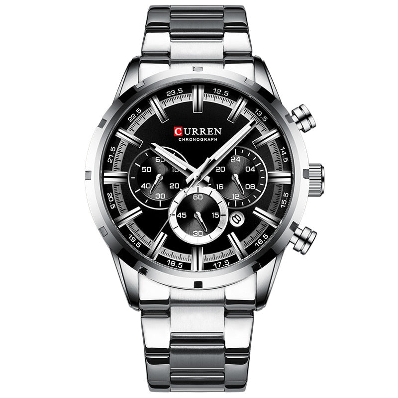 CURREN CUR 8355 Analog Herren Chronograph 3ATM
