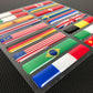 Reflektierender 3D-Aufkleber mit Nationalflagge