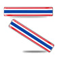 Reflektierender 3D-Aufkleber mit Nationalflagge