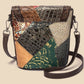 le'aokuu Damen Schultertasche Rindsleder