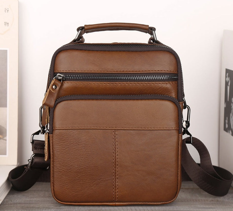 JOYIR Herren Leder Umhänge-Schultertasche