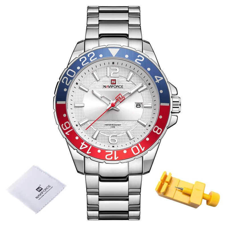 NAVIFORCE 9192 Herren Analoguhr 3BAR Hardlex