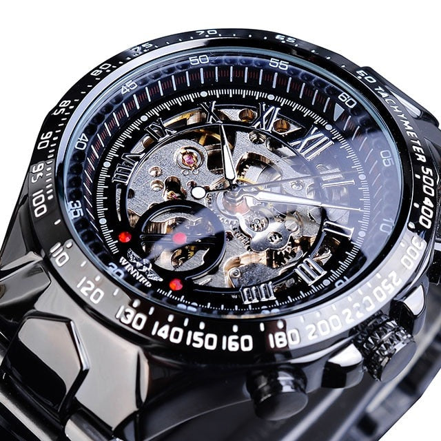 WINNER GMT886-1 Automatik Herren Skelettuhr Hardlex