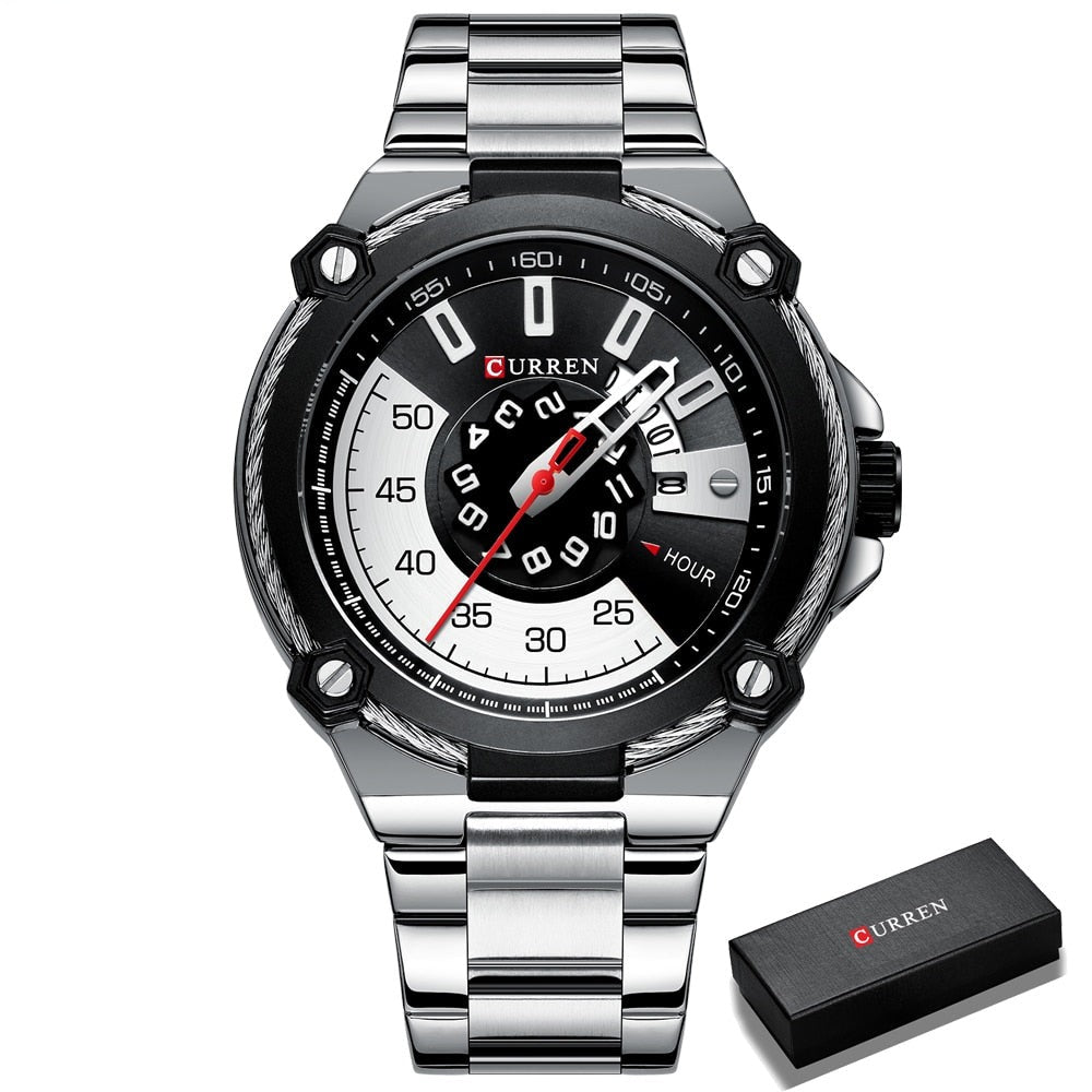 CURREN 8345 Designer Herren Uhr 3ATM