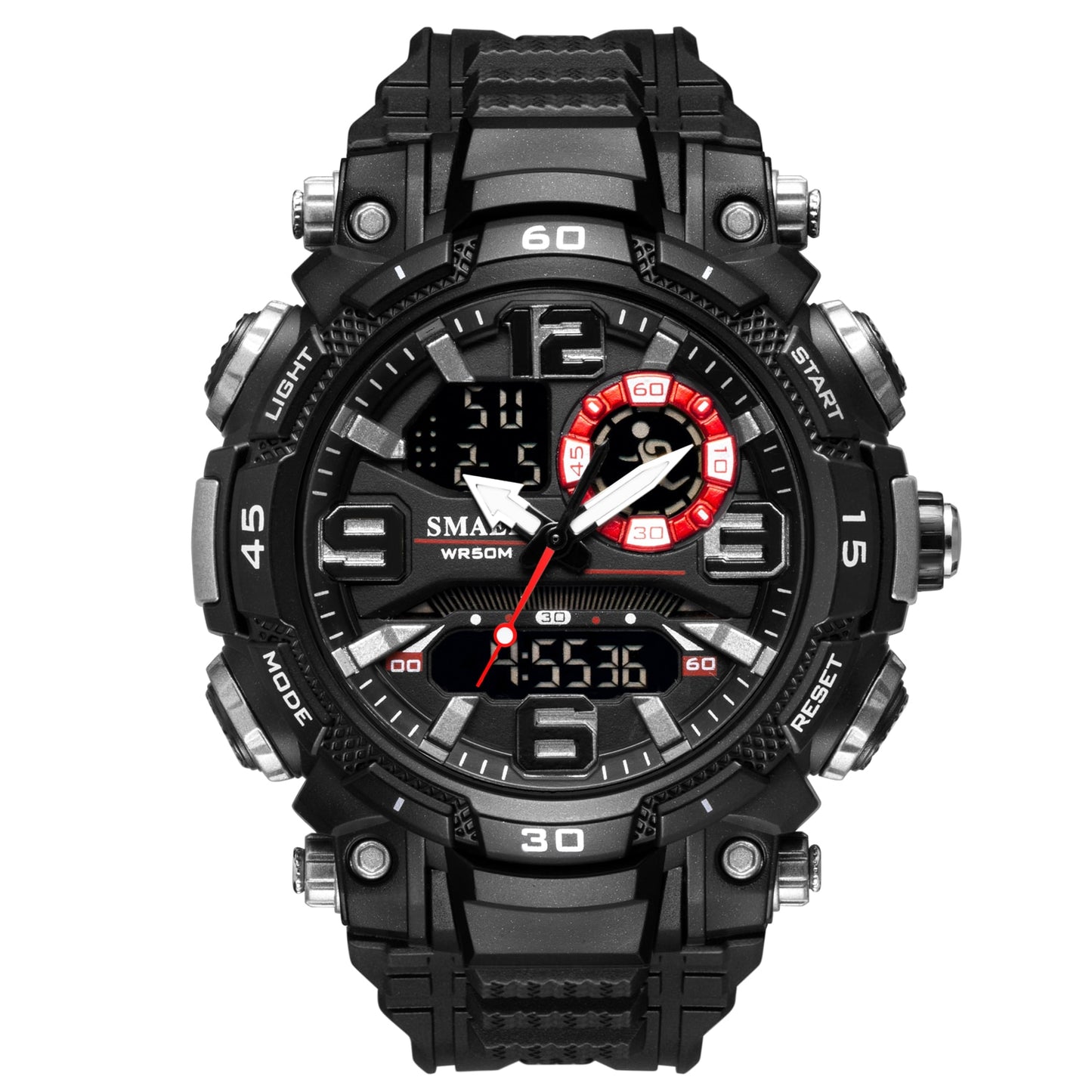 SMAEL SL-1921 Herren Sport-Chronograph 5ATM Dualanzeige