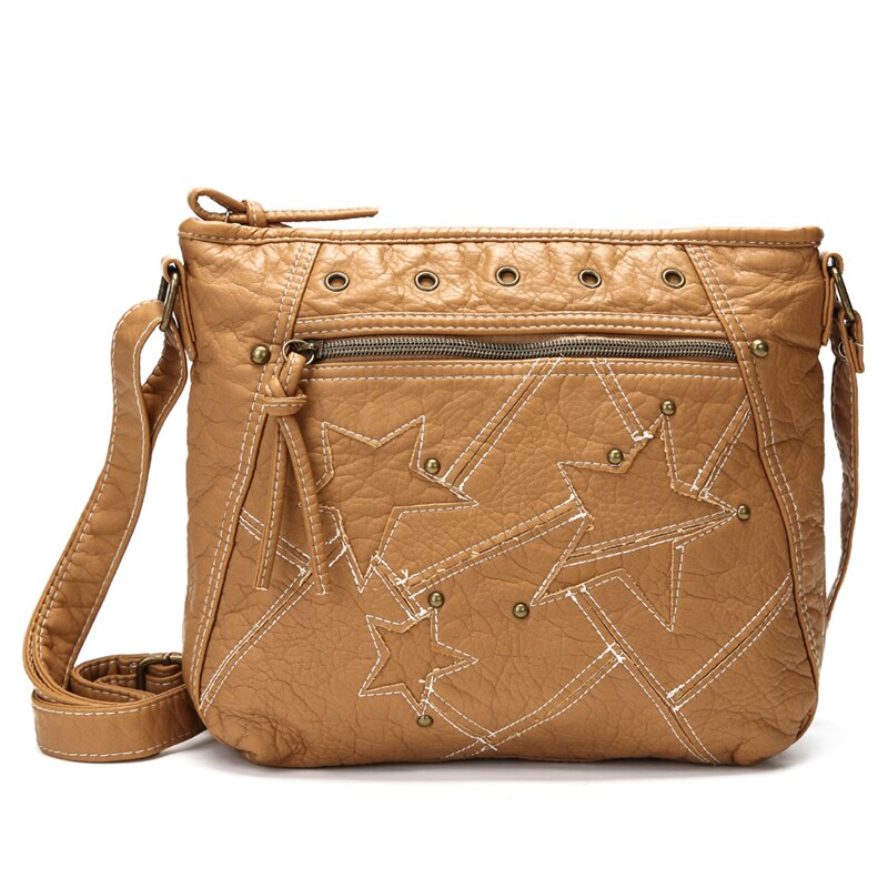 Annmouler Damen Jeans Schultertasche