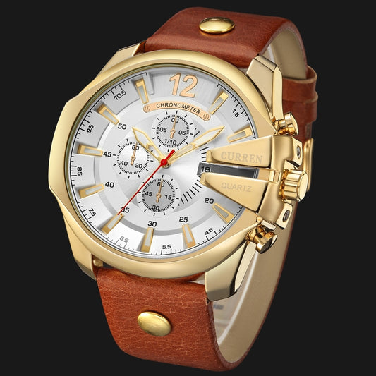 CURREN 8176 Herren Chronograph 3ATM