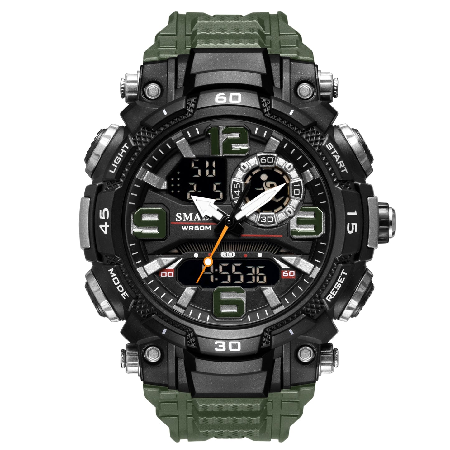 SMAEL SL-1921 Herren Sport-Chronograph 5ATM Dualanzeige