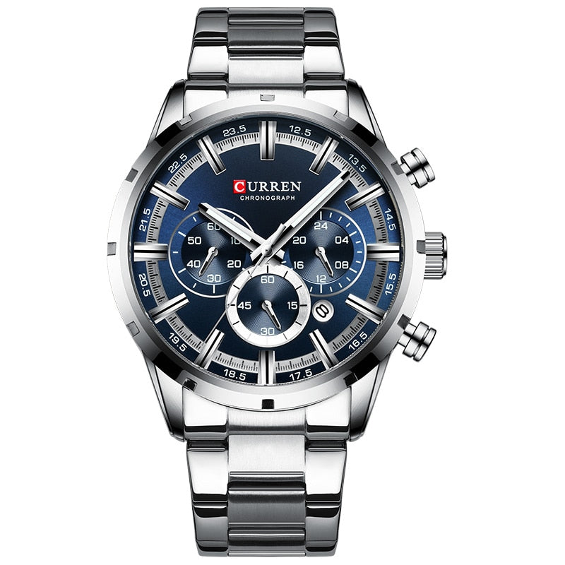 CURREN CUR 8355 Analog Herren Chronograph 3ATM