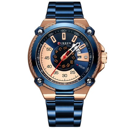CURREN 8345 Designer Herren Uhr 3ATM