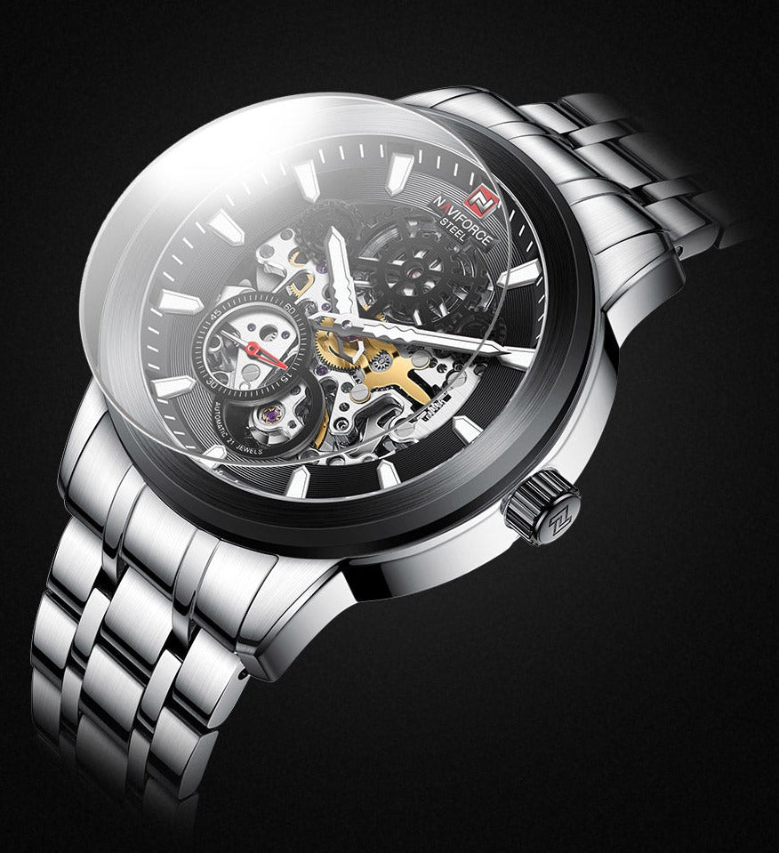 NAVIFORCE NFS1002 Herren Automatik Uhr Wasserdicht 10BAR