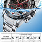 NAVIFORCE NF9171 Herren Militär Chronograph 3BAR Hardlex
