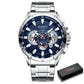 CURREN 8363 Designer Herren Chronograph 3ATM Hardlex