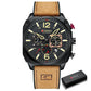 CURREN 8398 Analog Herren Chronograph 3ATM Hardlex