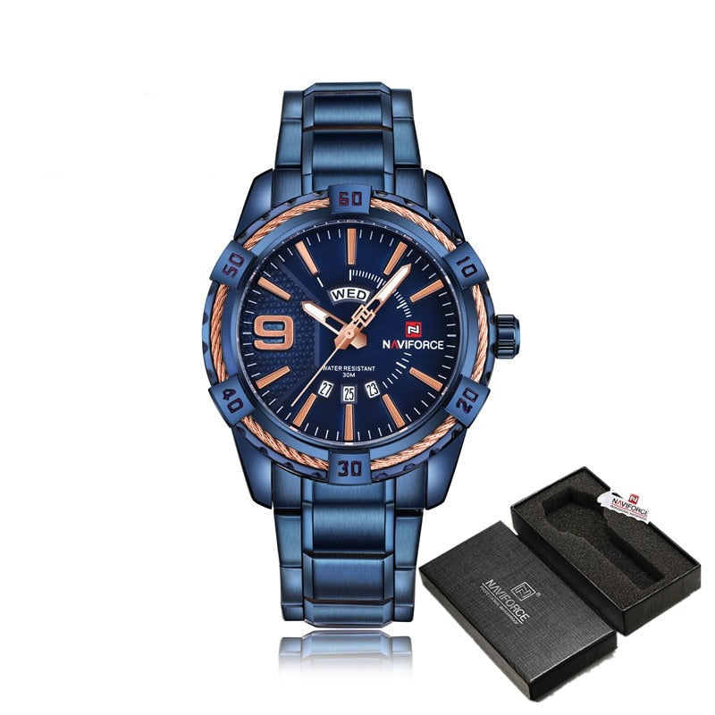 NAVIFORCE NF9117S Herren Quarzuhr 3BAR