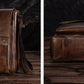 le'aokuu Herren Umhänge-Schultertasche Echtleder