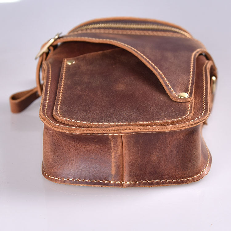 LACHIOUR Herren Gürteltasche Echtleder