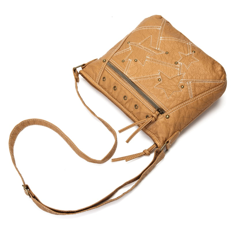 Annmouler Damen Jeans Schultertasche