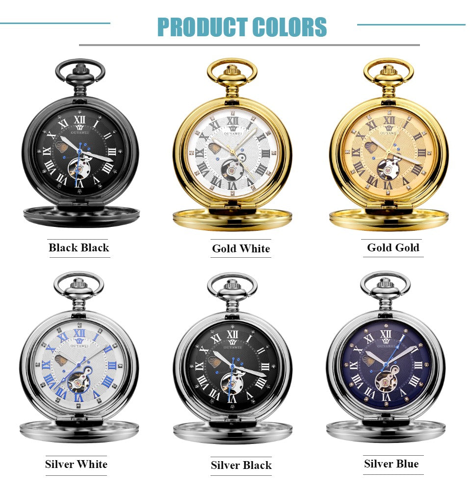 Skelett Automatik Taschenuhr
