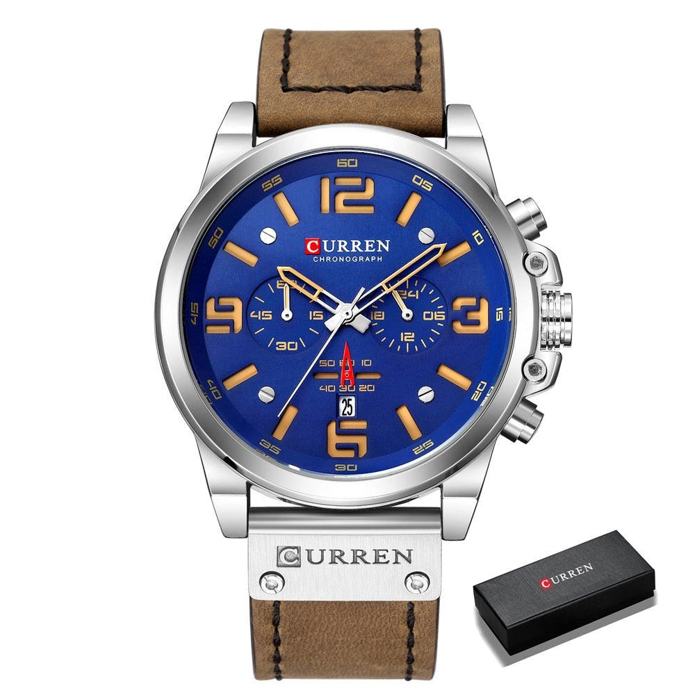 CURREN CUR 8314 Herren Chronograph 3ATM Hardlex