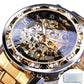 WINNER GMT838-2 Automatik Herren Skelettuhr Glas