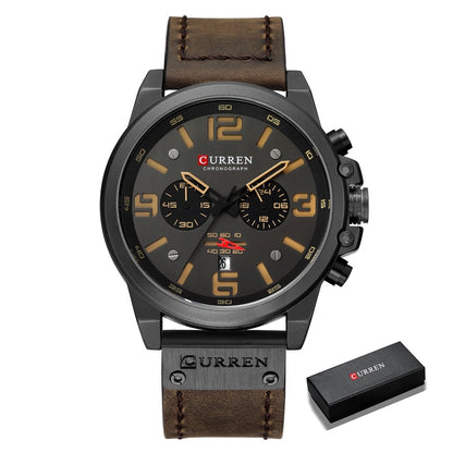 CURREN CUR 8314 Herren Chronograph 3ATM Hardlex