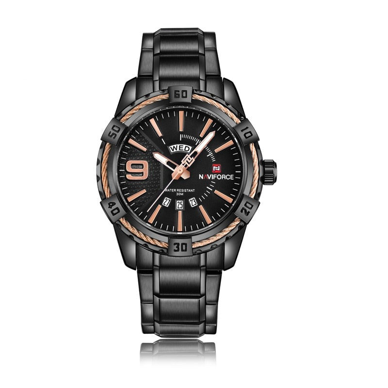 NAVIFORCE NF9117S Herren Quarzuhr 3BAR