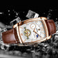 LIGE 8949 Luxus Herren Automatik Uhr 3BAR Hardlex
