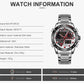 NAVIFORCE NF9171 Herren Militär Chronograph 3BAR Hardlex