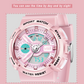 LIGE 8939 Damen Sport Digitaluhr 5ATM Hardlex