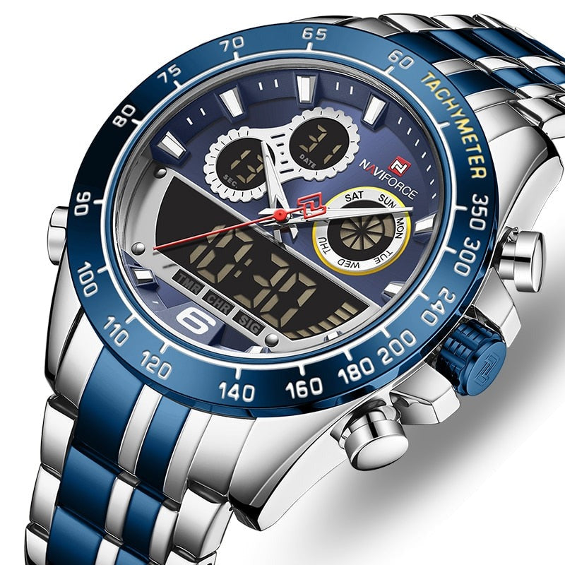 NAVIFORCE NF9188 Herren Sport-Chronograph 3BAR