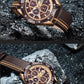 NAVIFORCE NF8018 Herren Militär Chronograph 3BAR Hardlex