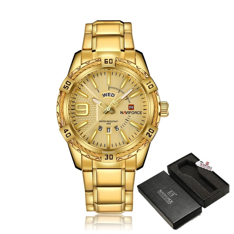 NAVIFORCE NF9117S Herren Quarzuhr 3BAR