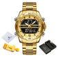 NAVIFORCE NF9195 Herren Militär-Sport-Digitaluhr 3BAR