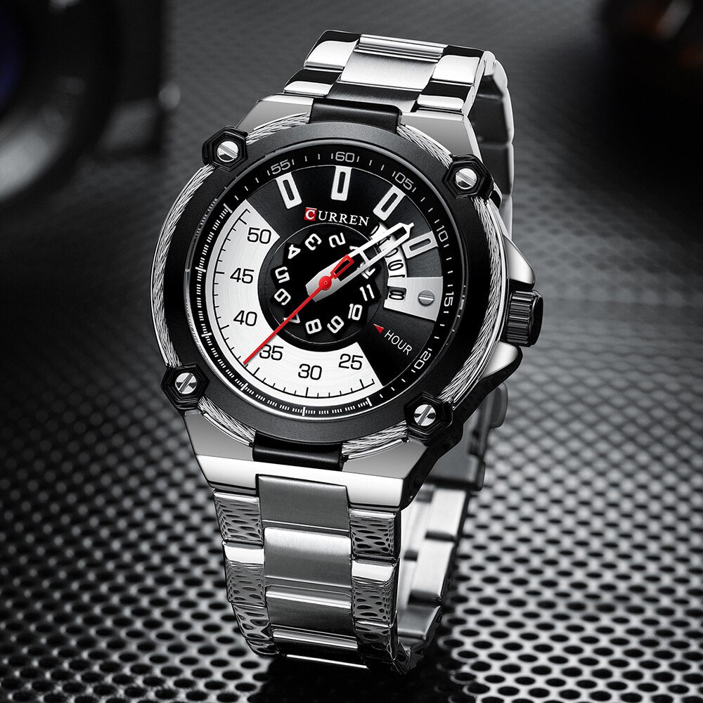 CURREN 8345 Designer Herren Uhr 3ATM