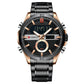 CURREN 8384 Herren Chronograph 3ATM Hardlex