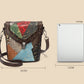 le'aokuu Damen Schultertasche Rindsleder