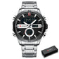 CURREN 8384 Herren Chronograph 3ATM Hardlex