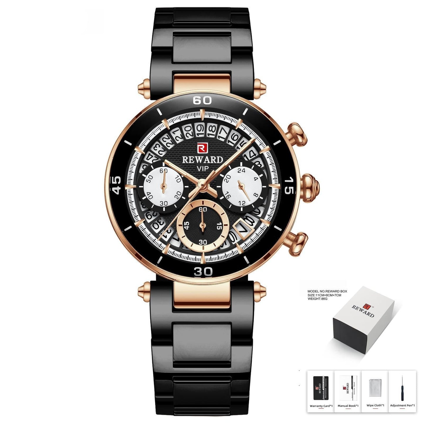 REWARD RD81018L Damen Business Chronograph 3ATM