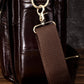 le'aokuu Herren Umhänge-Schultertasche Echtleder