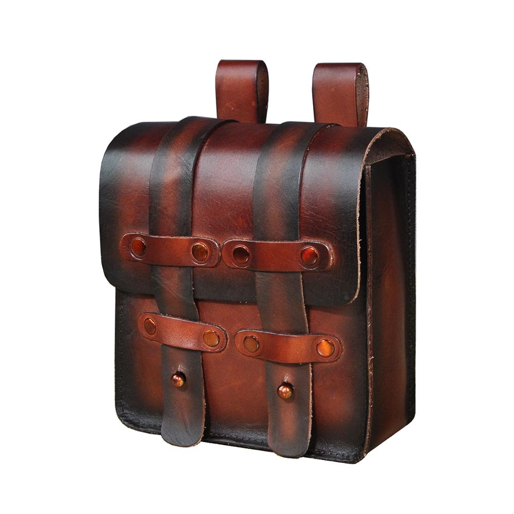 le'aokuu Herren Hüft-Gürteltasche Rindsleder