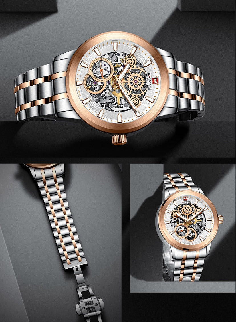 NAVIFORCE NFS1002 Herren Automatik Uhr Wasserdicht 10BAR