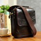 le'aokuu Herren Umhänge-Schultertasche Echtleder