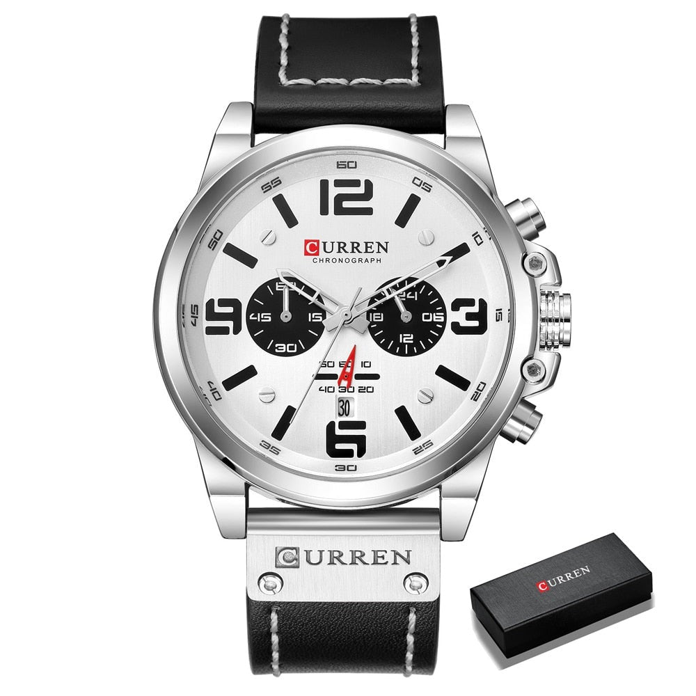CURREN CUR 8314 Herren Chronograph 3ATM Hardlex