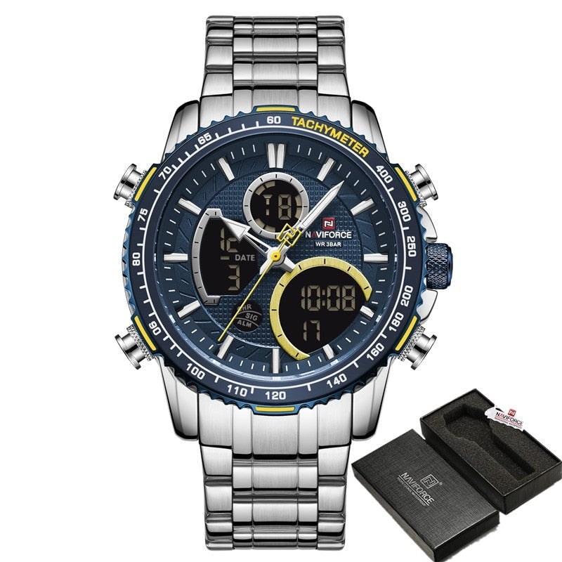 NAVIFORCE NF9182 Herren Militär Chronograph 3BAR