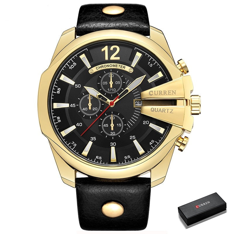 CURREN 8176 Herren Chronograph 3ATM